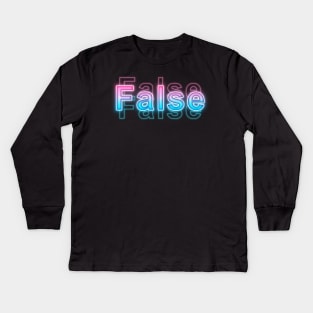 False Kids Long Sleeve T-Shirt